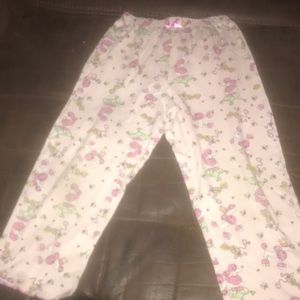 Little girls princess poodle pajama pants